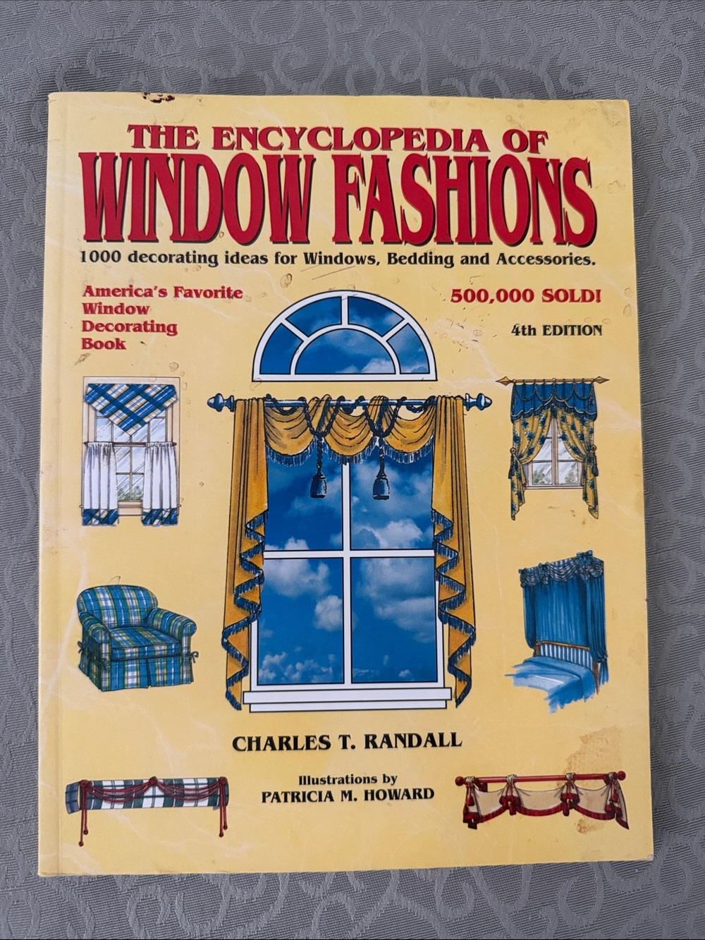 The Encyclopedia of Window Fashions - Yellow Cover with Red Title